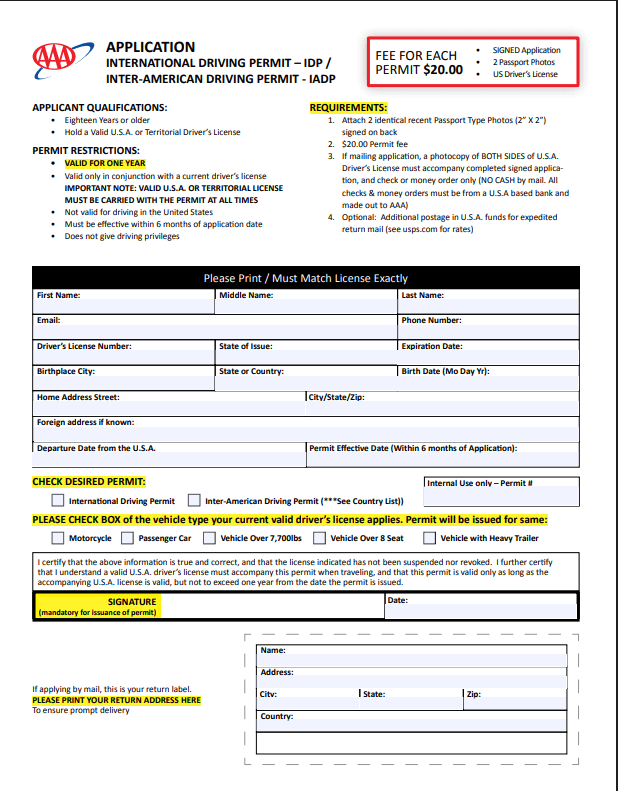 AAA Application